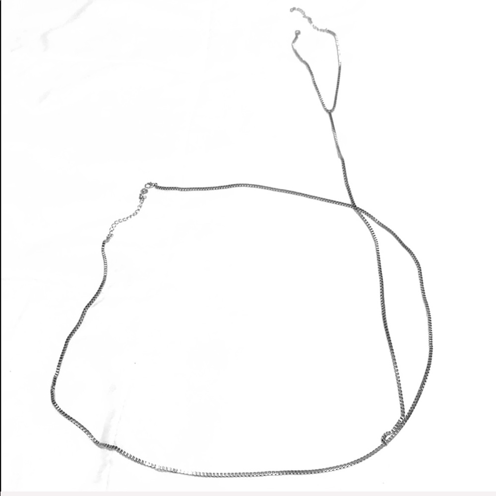 Silver body chain - Picture 2 of 5